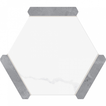 TORONTO SILVER (Fusion Stone/White Marble Effect)